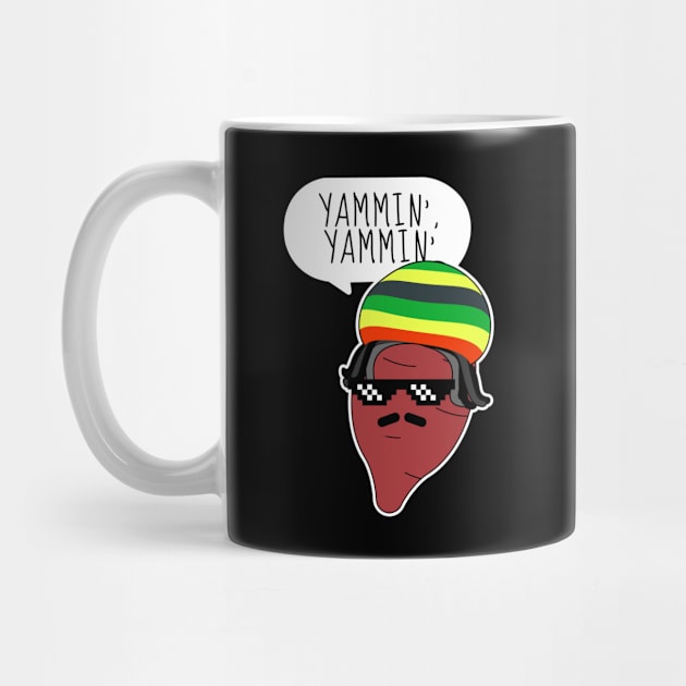 Yammin' Yammin' Reggae Yam Singing Funny Potato by DesignArchitect